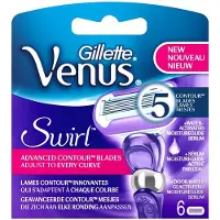 Gillette Venus Venus Swirl Extra Glatte Rasierklingen Frauen - 6 Stück