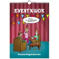 Comello Evert Kwok A4 Geburtstagskalender