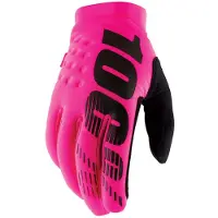 100% Brisker Schlechtwetter Handschuhe | neon pink