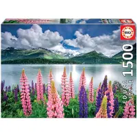 Educa -Puzzle „Berglandschaft mit Lupinen“ – 1500 Teile