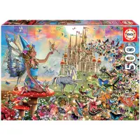 Educa Borras 500 Teile Puzzle Feen Und Schmetterlinge Mehrfarbig Mehrfarbig One Size