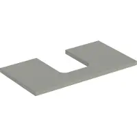 Geberit Waschtisch-Platte One 90x3x47cm, greige/lackiert m, AS mit.