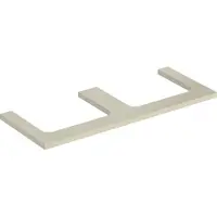Geberit ONE Waschtischplatte, Ausschnitt 2-fach, für Aufsatzwaschtisch, 120x3x47cm, 505.345.00.4