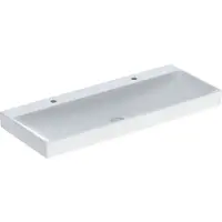 Geberit Waschtisch One 120x48cm, HL li + re, o. ÜL, we. K-Tect