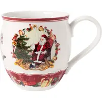 Villeroy & Boch Becher "Jumbobecher "Santa" Toy's Fantasy 380 ml bunt", bunt, 1 tlg., Porzellan, Trinkgefäße, Becher