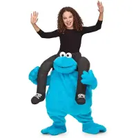 MOM Aufsitzbares Krümelmonster-kostüm Für Kinder