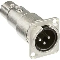 Neutrik NA3MDF, XLR, XLR, Grau