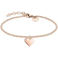 Tamaris Charming bronze bead bracelet made of steel TJ-0045-B-17 (L)