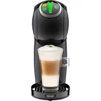 De'Longhi De’Longhi Genio Plus, Espressomaschine, 0,8 l, Kaffeekapsel, 1460 W, Schwarz, Rot