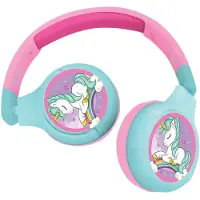 Lexibook Einhorn 2-in-1 Bluetooth & Kabel-Kopfhörer faltbar | Gr.: onesize