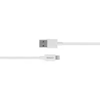 Deltaco IPLH-403 USB cable USB 2.0 USB A Lightning White