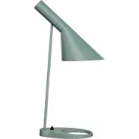 Louis Poulsen Tischlampe AJ, blau, für Schlafzimmer, Metall, Design, Tischlampe
