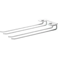 String System Hängesystem für Weingläser Weiß 30 cm 2er Set