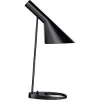 Louis Poulsen Tischlampe AJ, schwarz, für Wohn- / Esszimmer, Metall, Design, Tischlampe