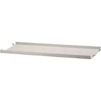 String System Regalboden Metall niedrige Kante Beige 58/2/20