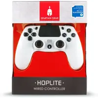 Spartan Gear PS4 Controller Hoplite wired white kompatibel mit PC und PS-4