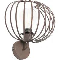 QAZQA Design Wandleuchte rostbraun 30 cm - Johanna