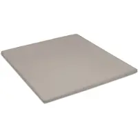 Cinderella Topper Spannbettlaken Taupe (Satin)-200 x 200 cm