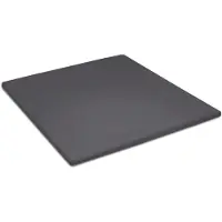 Damai Topper Spannbettlaken Organic Anthracite (Satin)-100 x 220 cm