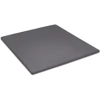 Cinderella Topper Spannbettlaken Anthrazit (Baumwolle)-180 x 220 cm