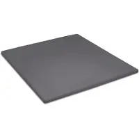 Cinderella Sundays - Topper-Spannbettlaken (bis 15 cm) - Satin - 180x210 cm - Anthracite