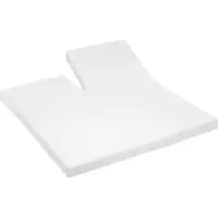 Cinderella Single Split Spannbettlaken Weiß (Jersey)-160 x 200/210 cm