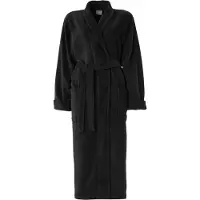 Seahorse Bademantel Pure Schwarz-L