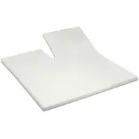 Cinderella Single Split Topper Spannbettlaken Ivory (Baumwolle)-180 x 200 cm