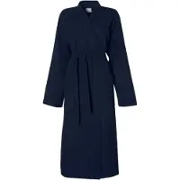 Seahorse Bademantel Waffle Kimono Indigo-L