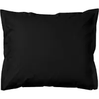 Cinderella Kissenbezug Black (Baumwollsatin) (Set von 2)-60 x 70 cm
