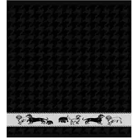 DDDDD Küchenhandtuch Saar Black (Set von 6)