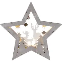 Star Trading LED Tischleuchte Fauna in Braun 10x 0,03W