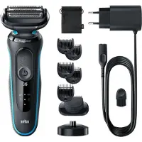 Braun Series 5 51-M4500cs - Folienschaber - Schwarz - Blau - Tasten - LED - Ladend - Leistung - Wechselstrom/Batterie