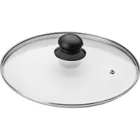 Ibili 30cm Glasdeckel mit Dampfventil - Hitzebeständig, Spülmaschinenfest