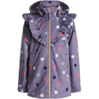Petite Chérie Astrid Outdoorjacke, Dots Lavender Gray, 122-128