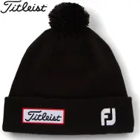 Titleist Mütze Tour Pom Pom, schwarz/weiss