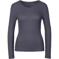 LASCANA Langarmshirt "in modischer Piqué-Optik" aus weichem Waffelpiqué Jersey, bügelfrei
