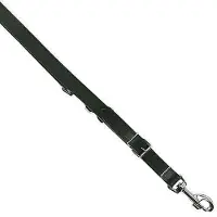 Kerbl VEGAS Führleine schwarz, 22 mm 240 cm, genäht, ausschnallbar
