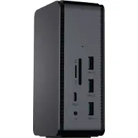 ProXtend DOCK2XUSB4, Kabelgebunden, USB4, Grau, 7680 x 4320 Pixel, Aluminium, China