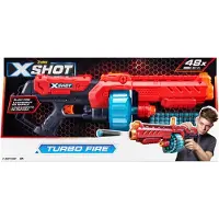 Zuru - XSHOT – Excel Turbo Fire – Schaumstoffpfeil-Blaster – Lieferung mit 48 Pfeilen – Schießt bis zu 27 m – 36270-22