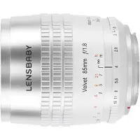 Lensbaby Velvet 85 silver Canon EF