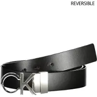 Calvin Klein Logo Rev CK Metal Belt 35MM