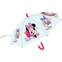 Disney Minnie Mouse Daisy Kinder Mädchen Automatik-Regenschirm in Mehrfarbig | Gr.: onesize