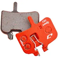 Jagwire Disc Sport Bremsbeläge Semi-Metallishc für Hayes/HFX-9/Mag/MX1 rot 2023 Scheibenbremsbeläge