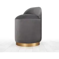 Hannah Home , Dover- FLF1107, Dunkelgrau, Klassische Sitzsäcke, 100% Samt