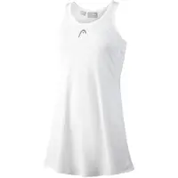 Head Tenniskleid Club 22 White Damen-XXL