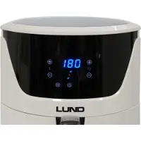 TOYA Heißluftfritteuse - 3,7L - 1400 Watt - Weiß