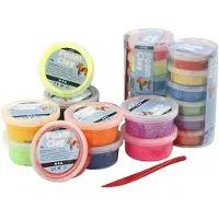 Packlinq Foam Clay , Sortierte Farben, 22 Dose/ 1 Set [HOB-78832]