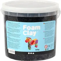 Packlinq Foam Clay , Schwarz, 560 g/ 1 Eimer [HOB-78820]
