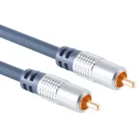 Home-Cinema S/CONN maximum connectivity Home-Cinema Cinchstecker und Cinchstecker, verchromter Metallstecker ver